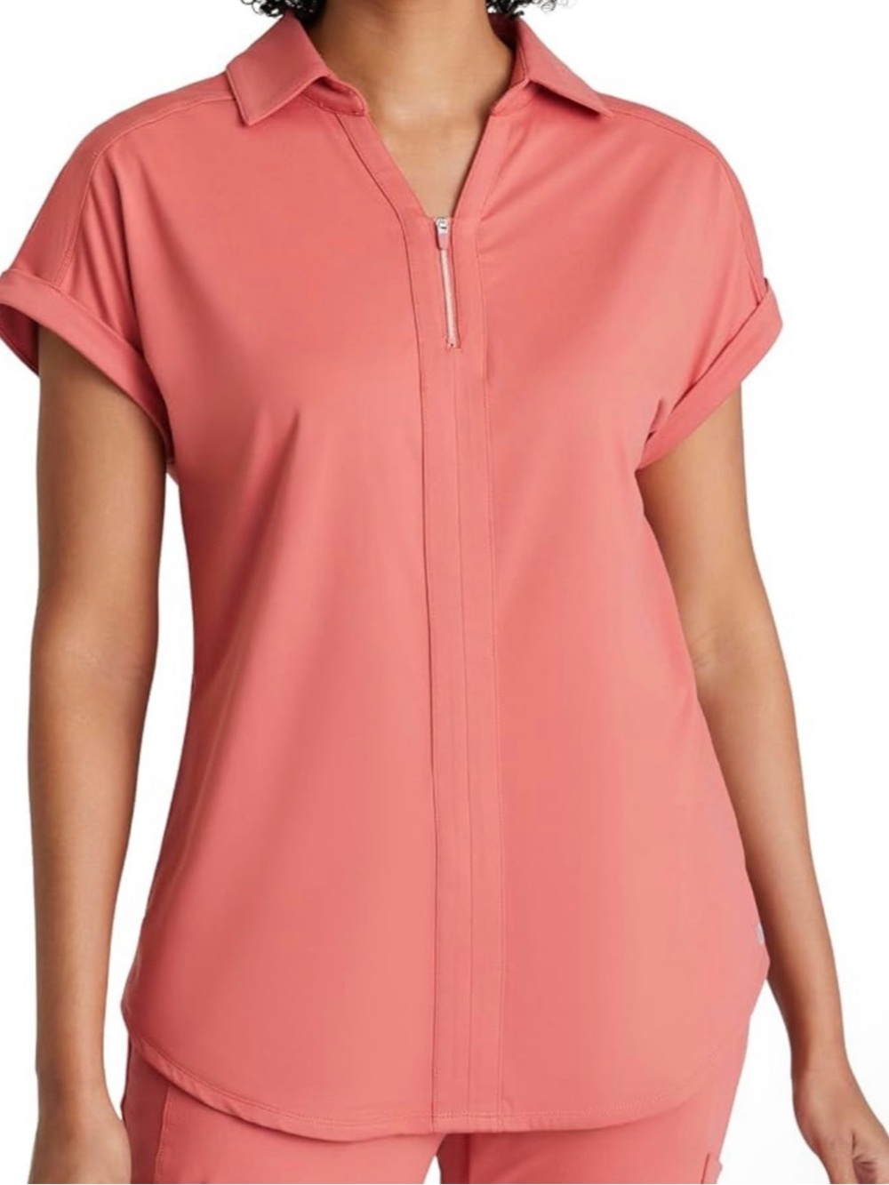 BARCO One Performance Knit Engage Classic Fit Scrub Top For Women, Size XS - Picture 5 of 5